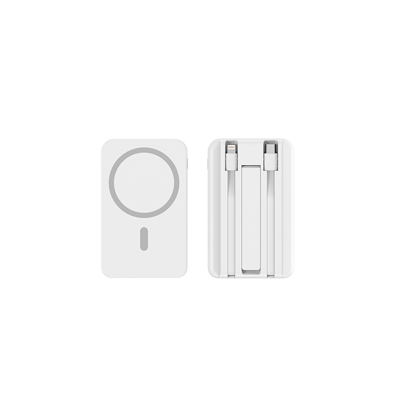 VPSUN Magsafe Battery Pack, 10000mAh Magnetic Portable Charger with USB C Cable 20W PD Fast Charging, Slim & Lightweight Wireless Power Bank for iPhone 16/15/14/13/12 Series(PX-WC)