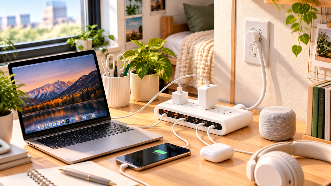 The Ultimate Space-Saving Charging Solution: Why a Flat Plug Power Strip Is Perfect for Modern Homes