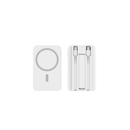 VPSUN Magsafe Battery Pack, 10000mAh Magnetic Portable Charger with USB C Cable 20W PD Fast Charging, Slim & Lightweight Wireless Power Bank for iPhone 16/15/14/13/12 Series(PX-WC)