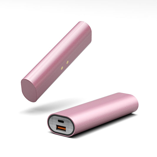 VPSUN Mini Power Bank 2000mAh, Ultra-light and Small Power Bank, Power Bank for Emergency with Wireless Charging Dock Accessories, Pink (PX-Mini）