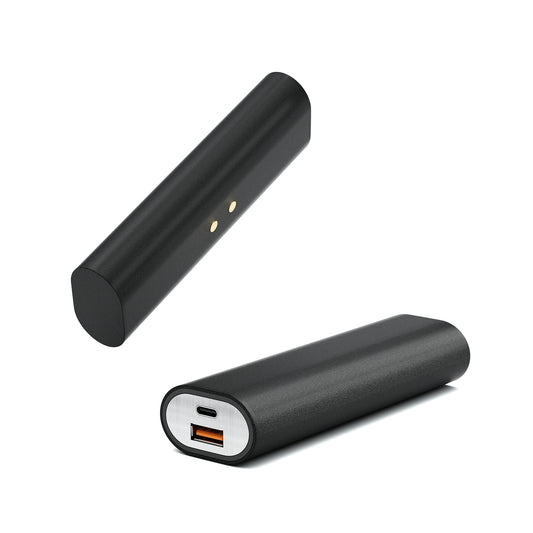 VPSUN Power Bank 5000mAh with Wireless Magnetic Charging Dock and USB Cable, Black (PX-2)