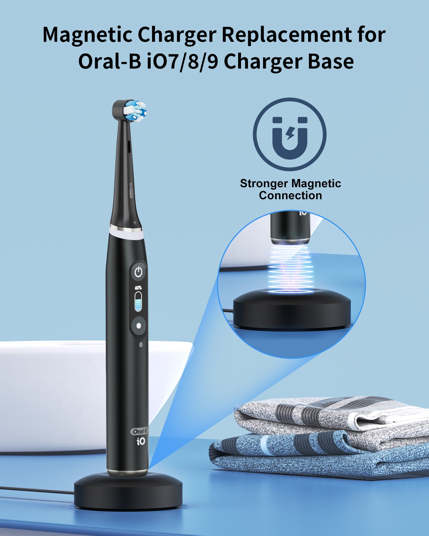 USB A Charger for Oral B io 7/8/9 Electric Toothbrush iO Series